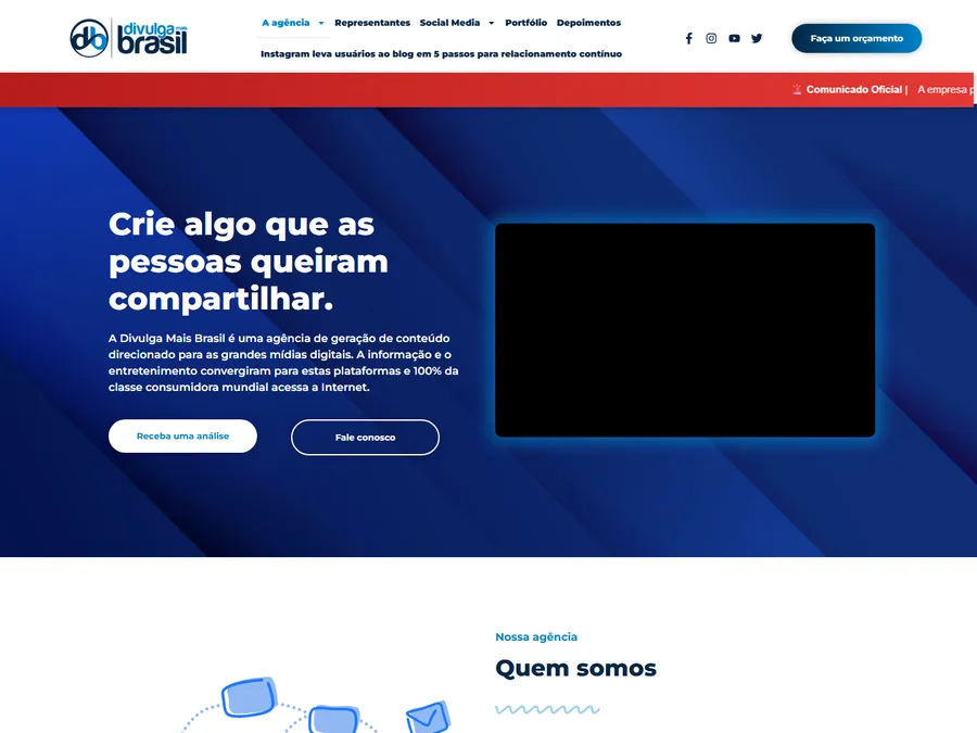 Site Divulga Mais Brasil
